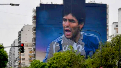Maradona tendrá el mural más grande del mundo en la Ciudad de Buenos Aires   