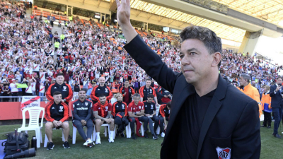 Emoción, aplausos y goles en la despedida de Marcelo Gallardo