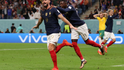 Francia cumplió y goleó a Australia