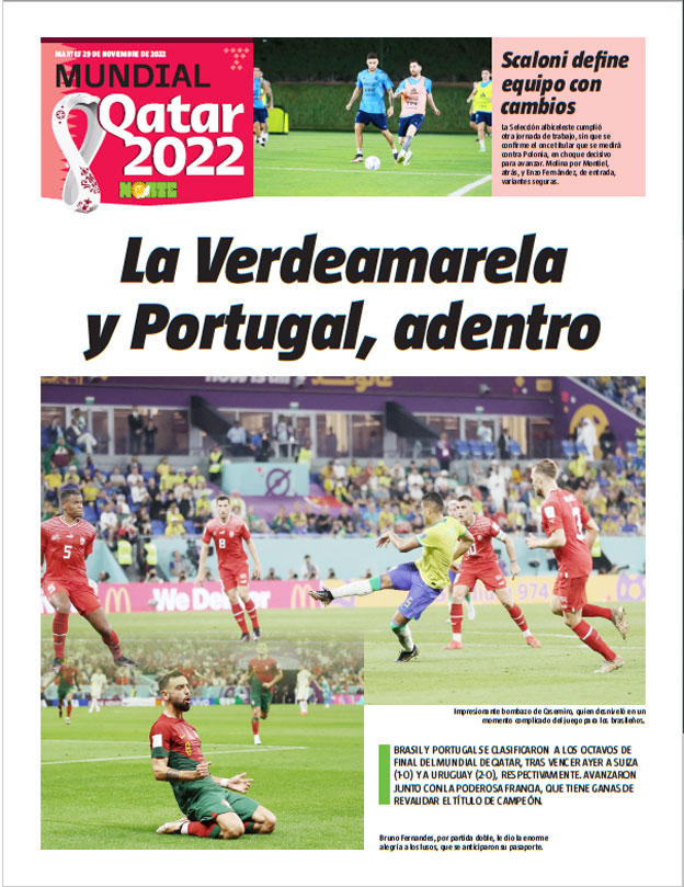 La Verdeamarela y Portugal, adentro