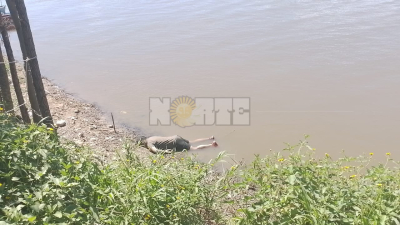 El cuerpo hallado en el Paraje las Tres bocas "no presenta lesiones"