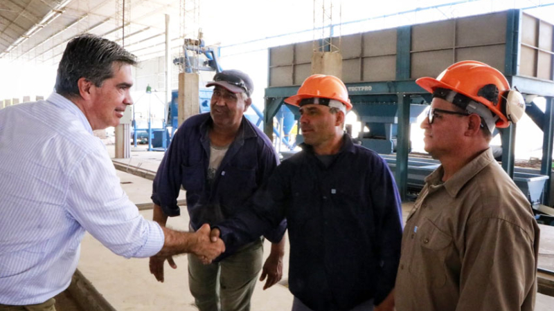 Avanza la puesta a punto de la nueva planta de la fábrica AG-Gan