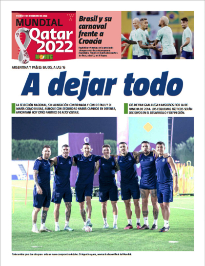 A dejar todo