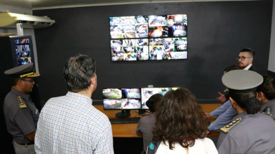 Capitanich inauguró el sistema de videovigilancia de la alcaidía de Resistencia