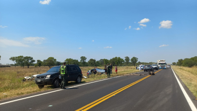 Un matrimonio y su hija mueren en siniestro vial sobre la ruta 11