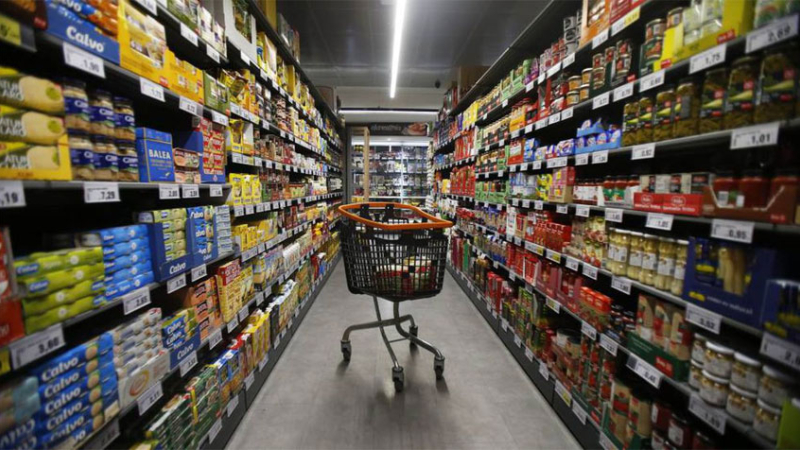 El final de 2022 llegó con caída en las ventas en supermercados