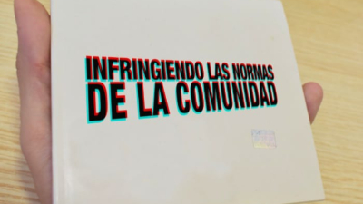 Damian Veli presenta "Infringiendo las normas de la comunidad"