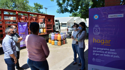 El Programa Hogar aumenta el subsidio para comprar la garrafa de 10 kilos