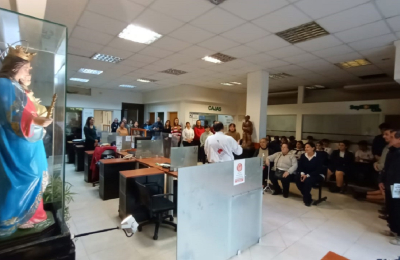 La imagen de María Auxiliadora visita NORTE