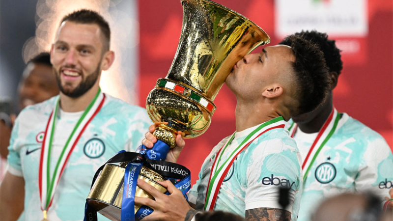 Con un doblete de Lautaro Inter le ganó a Fiorentina y se consagró campeón