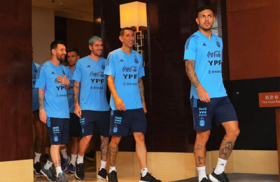 Leo Messi y la Selección argentina revolucionan Beijing