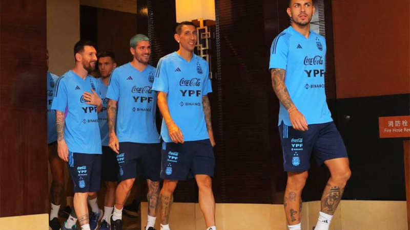 Leo Messi y la Selección argentina revolucionan Beijing