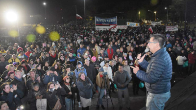 Martínez cerró la campaña y abogó por una "gran transformación en el Chaco"