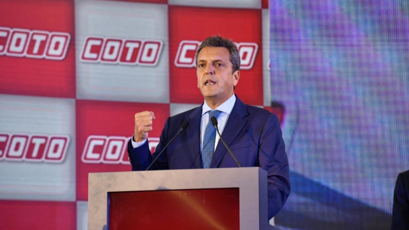 Sergio Massa: "La Patria se construye con empresarios que tengan la vocación de crecer en el país"