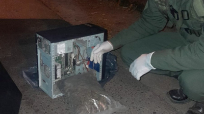 Paso de la Patria: descubrieron que la CPU estaba llena de marihuana