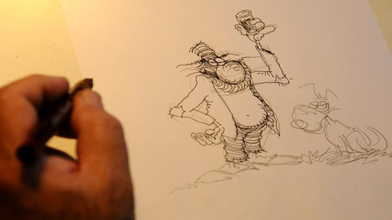 Murió el humorista y caricaturista Tabaré Gómez, creador de "Diógenes y El Linyera"