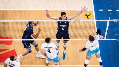 La Selección Argentina de vóley se despidió de la Nations League con una dura derrota ante Italia