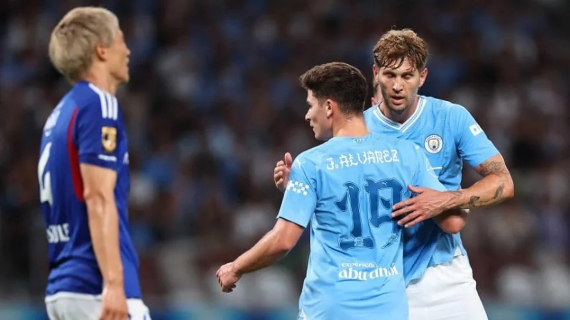 Julián Álvarez marcó un gol en la victoria de Manchester City