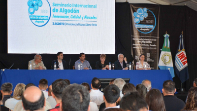 Ministro Lifton abrió Seminario Internacional del Algodón