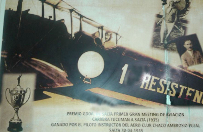 El primer luto de la aviación chaqueña