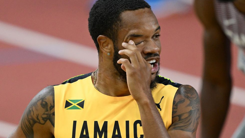 Accidente en el Mundial de atletismo