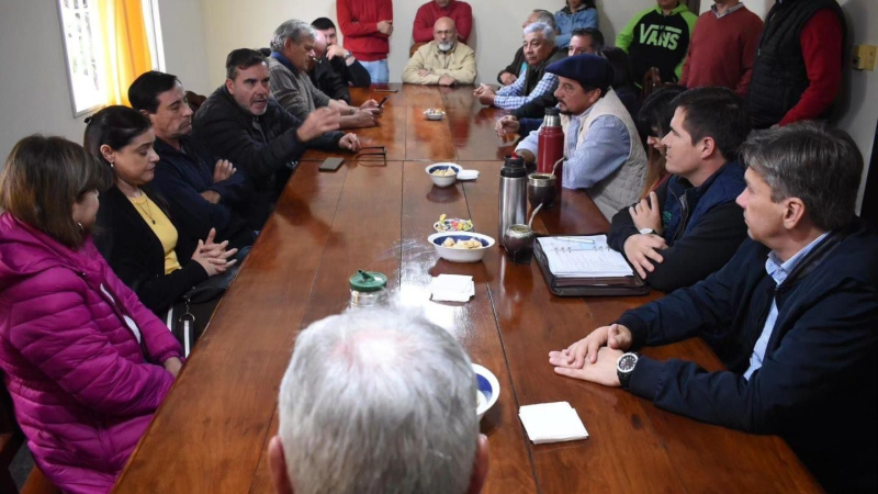 Zdero aseguró respaldo al campo con créditos blandos
