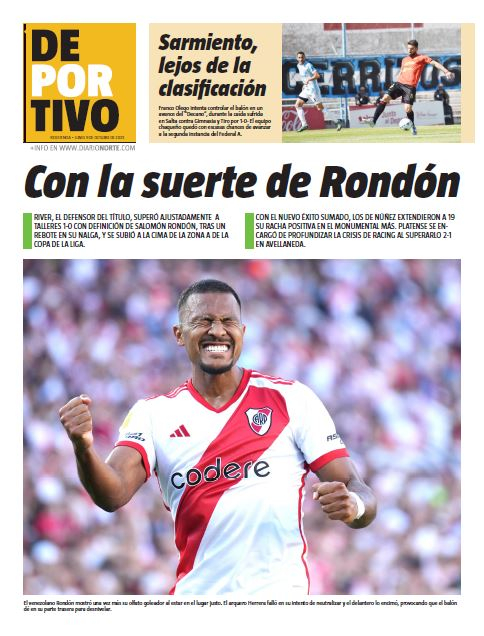 Con la suerte de Rondón