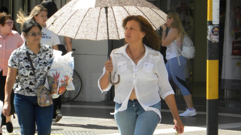 Sube la temperatura y el miércoles volverían las lluvias