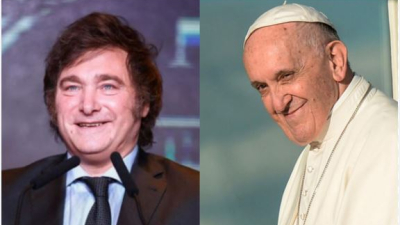 El papa Francisco llamó a Javier Milei para felicitarlo por su triunfo en el balotaje