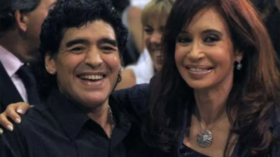 Cristina Kirchner recordó a Diego a tres años de su muerte