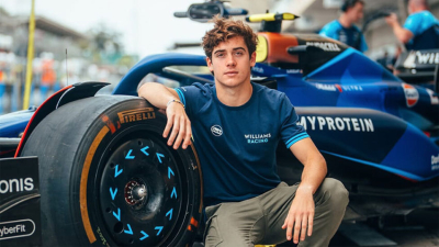 Colapinto debuta en la F2 en marzo y correría en la F1 en 2025