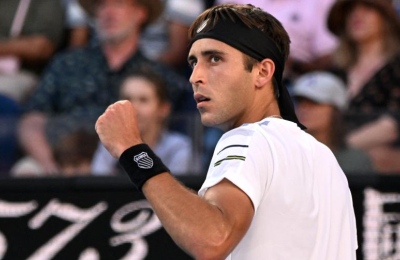 Etcheverry dio la nota con 
resonante triunfo ante Murray

