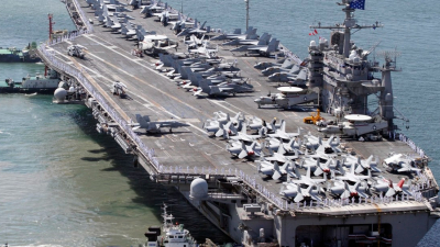 Gesto de Biden a favor de Milei: manda a la Argentina el portaaviones USS George Washington