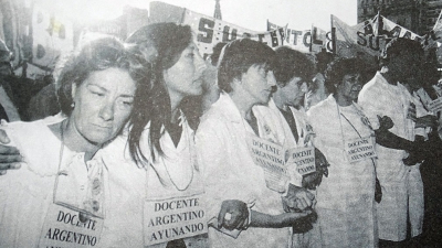 Una docente cuenta cómo vivió la participación chaqueña en la Carpa Blanca