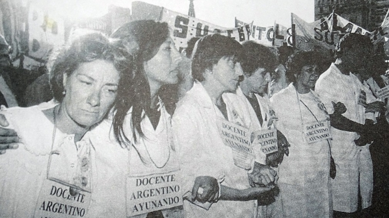 Una docente cuenta cómo vivió la participación chaqueña en la Carpa Blanca
