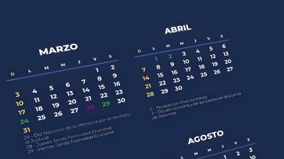 Pascua: fin de semana de seis días feriados
