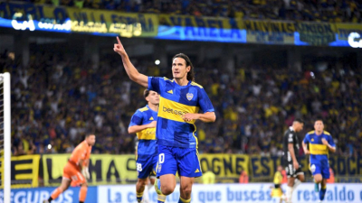 Boca, con un gran Cavani no dejó dudas ante Central Norte de Salta