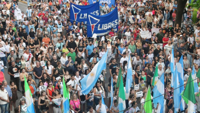 En Resistencia también se escucho con fuerza el grito de "Nunca más"
