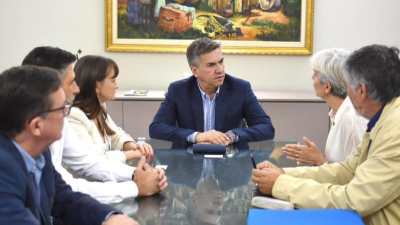 Zdero junto con funcionarios de las Naciones Unidas definieron agenda