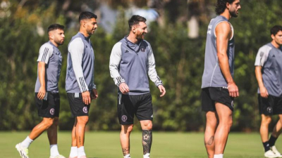 Messi volvió a entrenar tras la lesión y sumaría minutos ante Monterrey