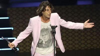 Andy Chango se llevó el premio al actor de reparto y alertó sobre la situación de la cultura