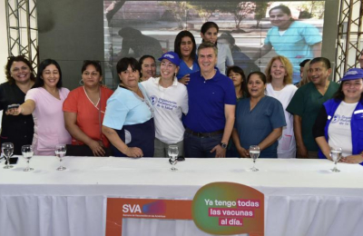 Zdero acompañó cierre de campaña de la Vacunación en las Américas