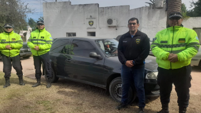 Detectaron en Villa Ángela un auto robado en Buenos Aires
