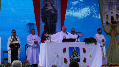 La Iglesia pidió no ser indiferentes ante la crisis en la celebración por Santa Rita