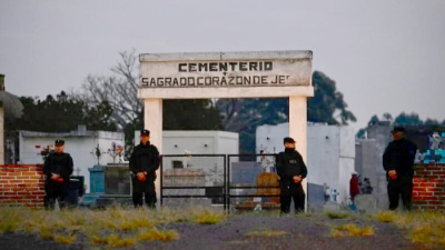 Caso Loan: nuevo operativo en el cementerio de 9 de Julio