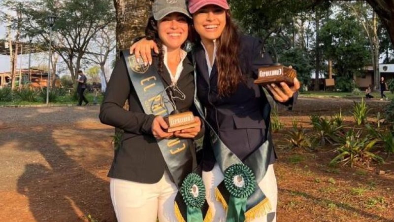 Sol Palmer y Carolina Azernicki, las referentes chaqueñas en equitación