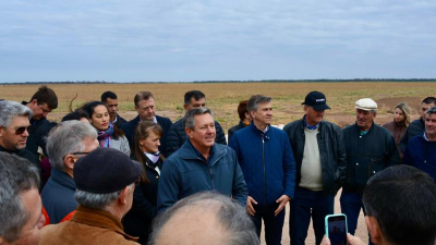 Zdero habilitó defensa hídrica de la zona rural de Charata