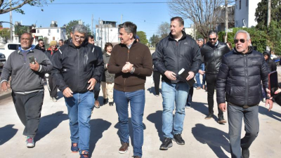 Pavimento urbano: 80 % de avance de obras reactivadas