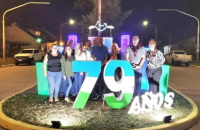 Festival y procesión en honor al santo patrono en el cumpleaños