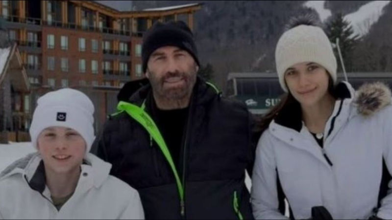 John Travolta se tomó unos días de vacaciones en Bariloche